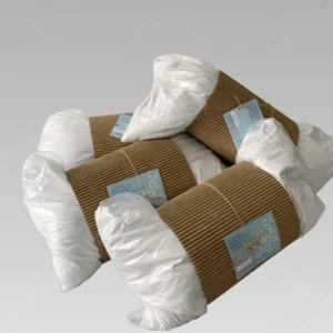 Buckwheat hull pillow with soft sateen cover