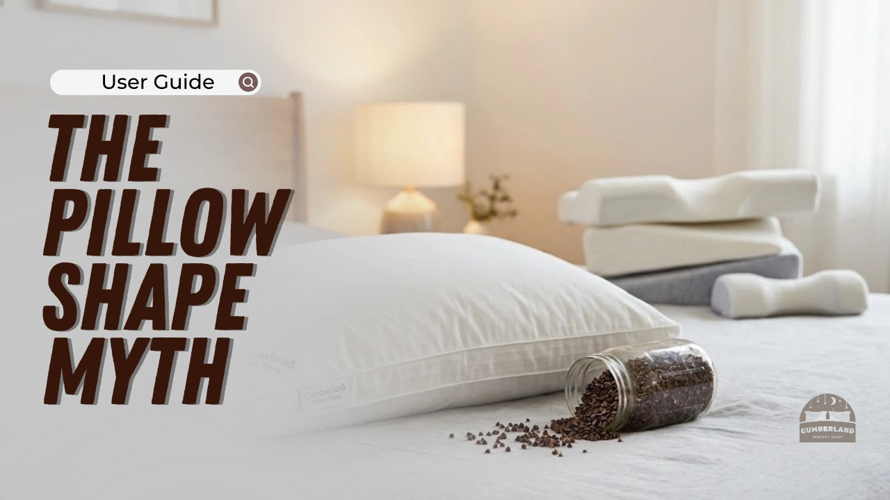 The Pillow Shape Myth: Why You Only Need One - Cumberland Perfect Sleep